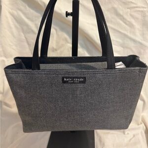 Kate Spade Charcoal Grey Mini Handbag
